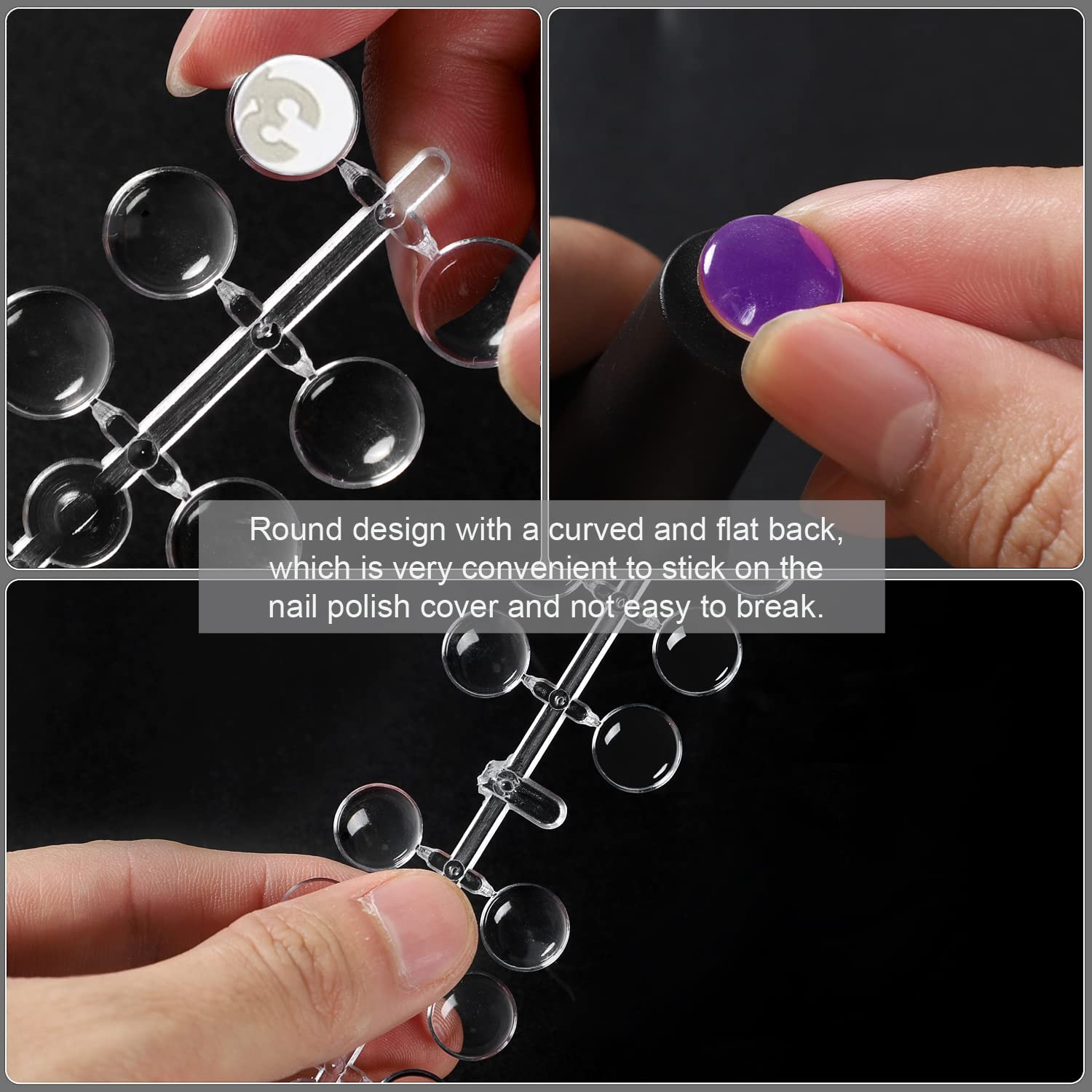 120pcs Color Display Tips, Clear Nail Art Display Chart Nail Polish Swatches …