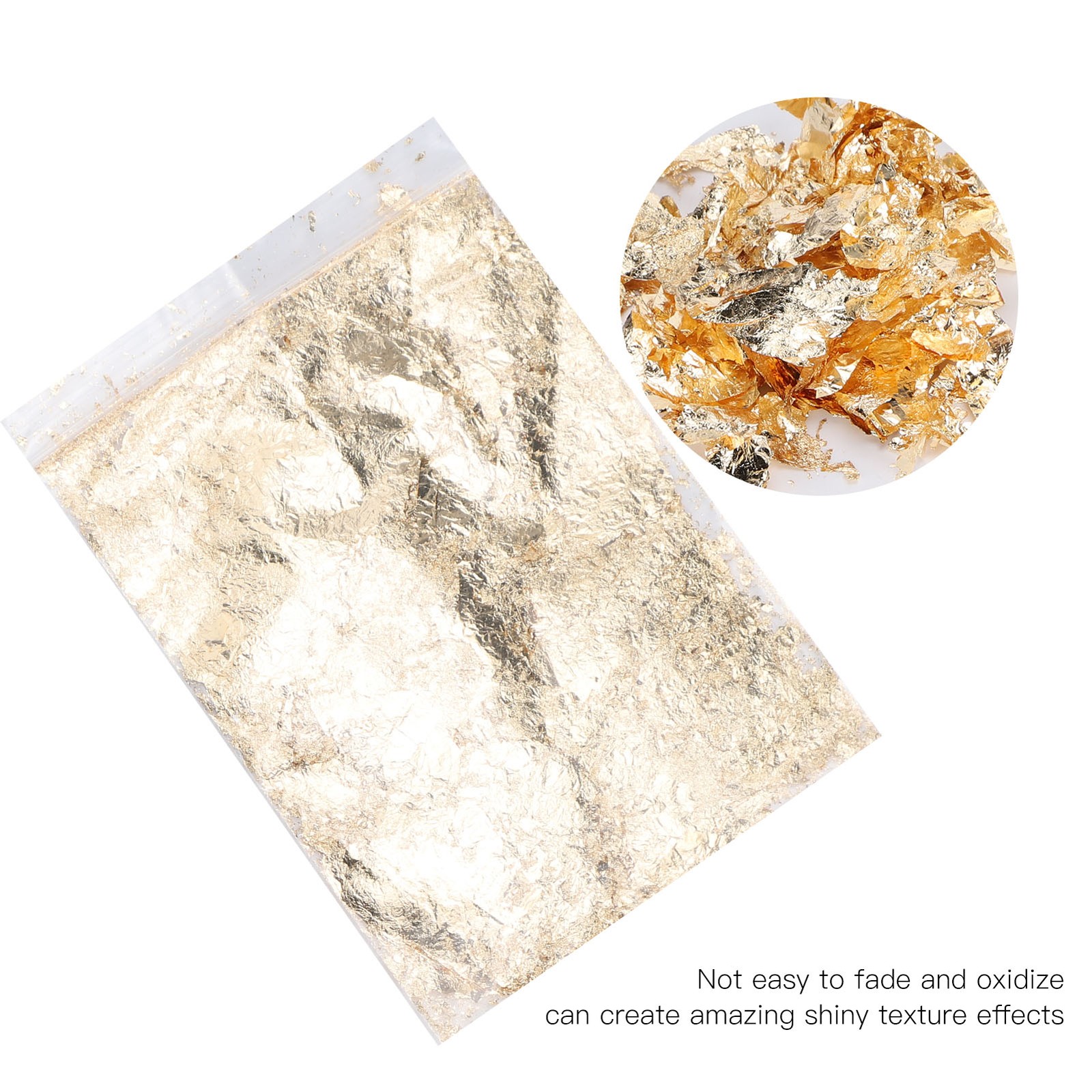 1 Set 3 Colors Foil Flakes Gilding Leaf HandMade Painting Resin Jewelry Craft