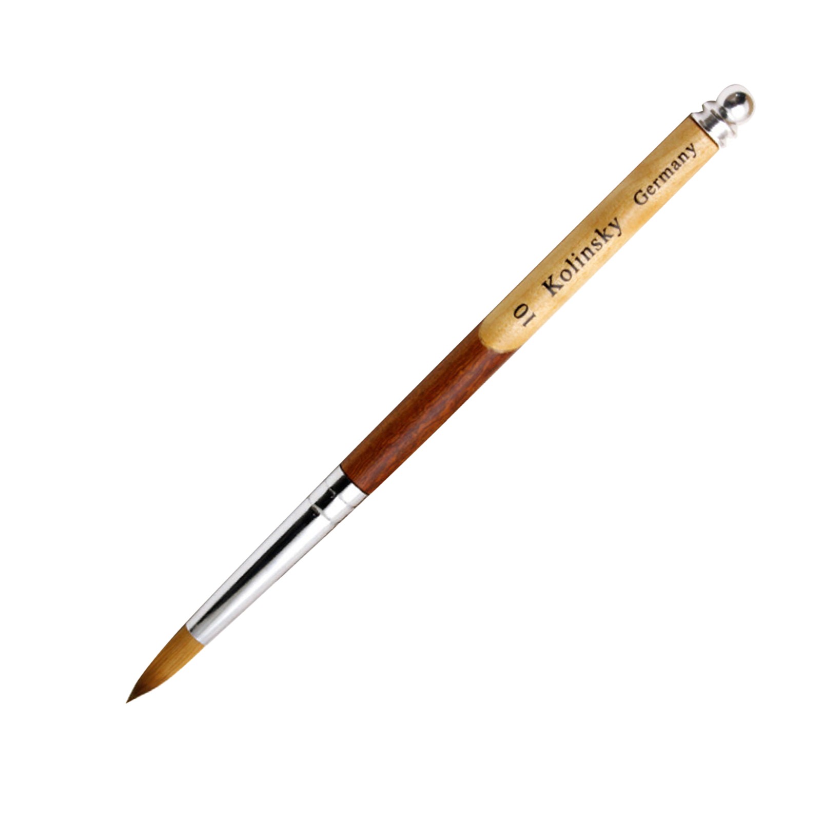 Wood Handle Nail Kolinsky+Nylon Mix Nail Brushes Sizes 8-24 Nail Art Brush