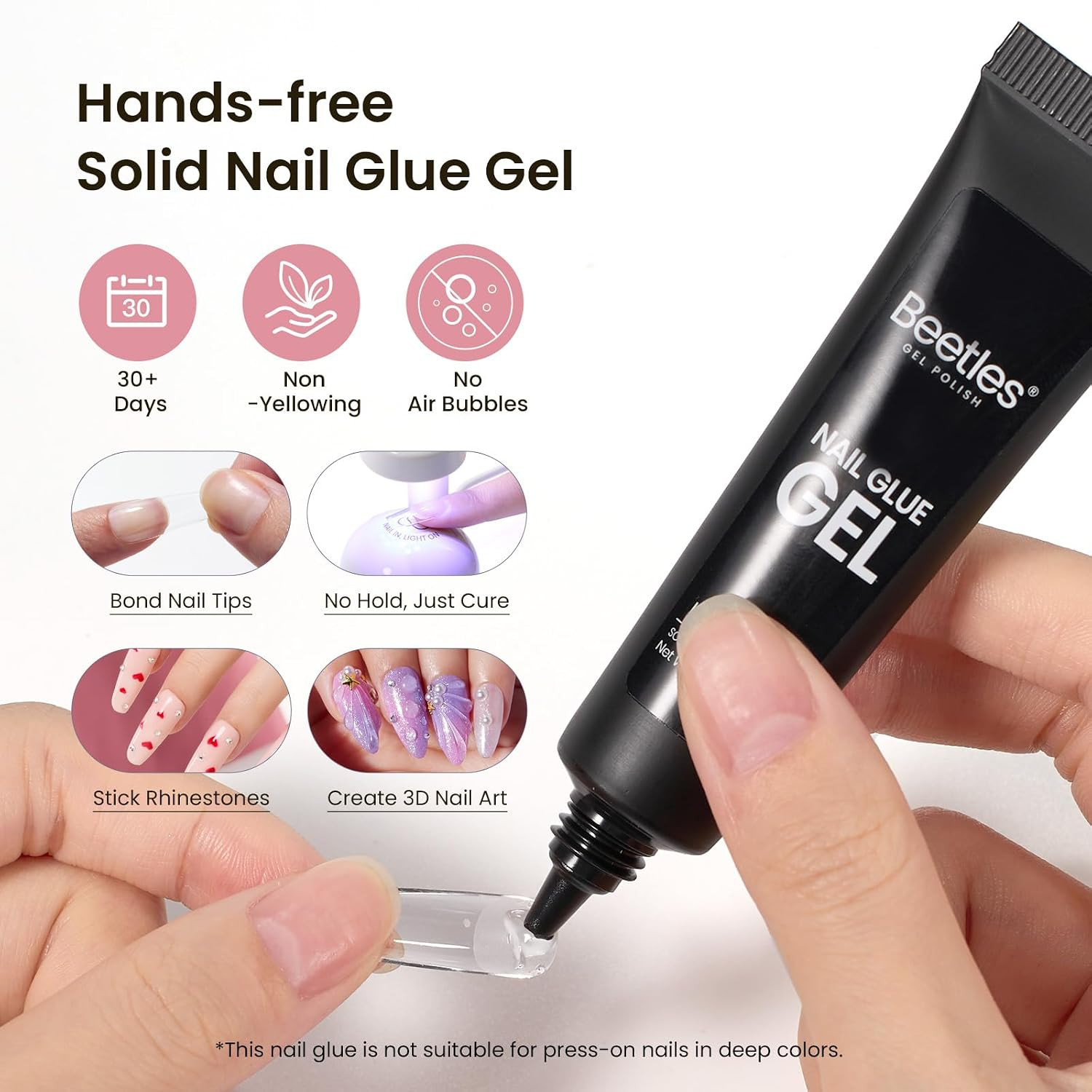 Gel Nail Kit Medium Square, with Dehydrator and Primer, 576Pcs Half Matte Etch-X