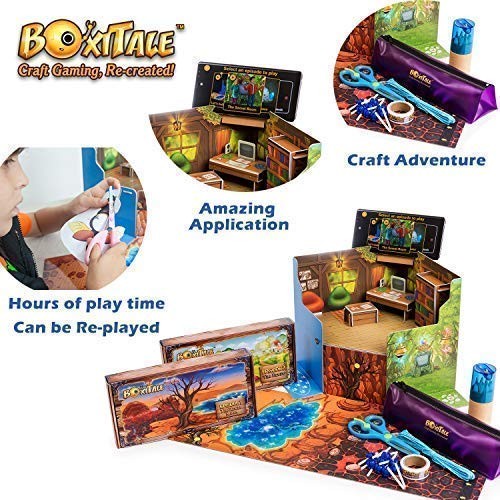 BoxiTale Interactive Craft Game with App – Knights of Nature Multicoloured
