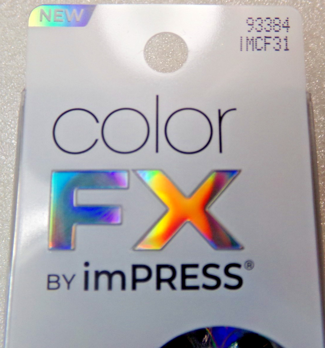 Impress Color FX NAILS Shiny Green/Pink Cats Eye Glue on Short Magnetic Effect