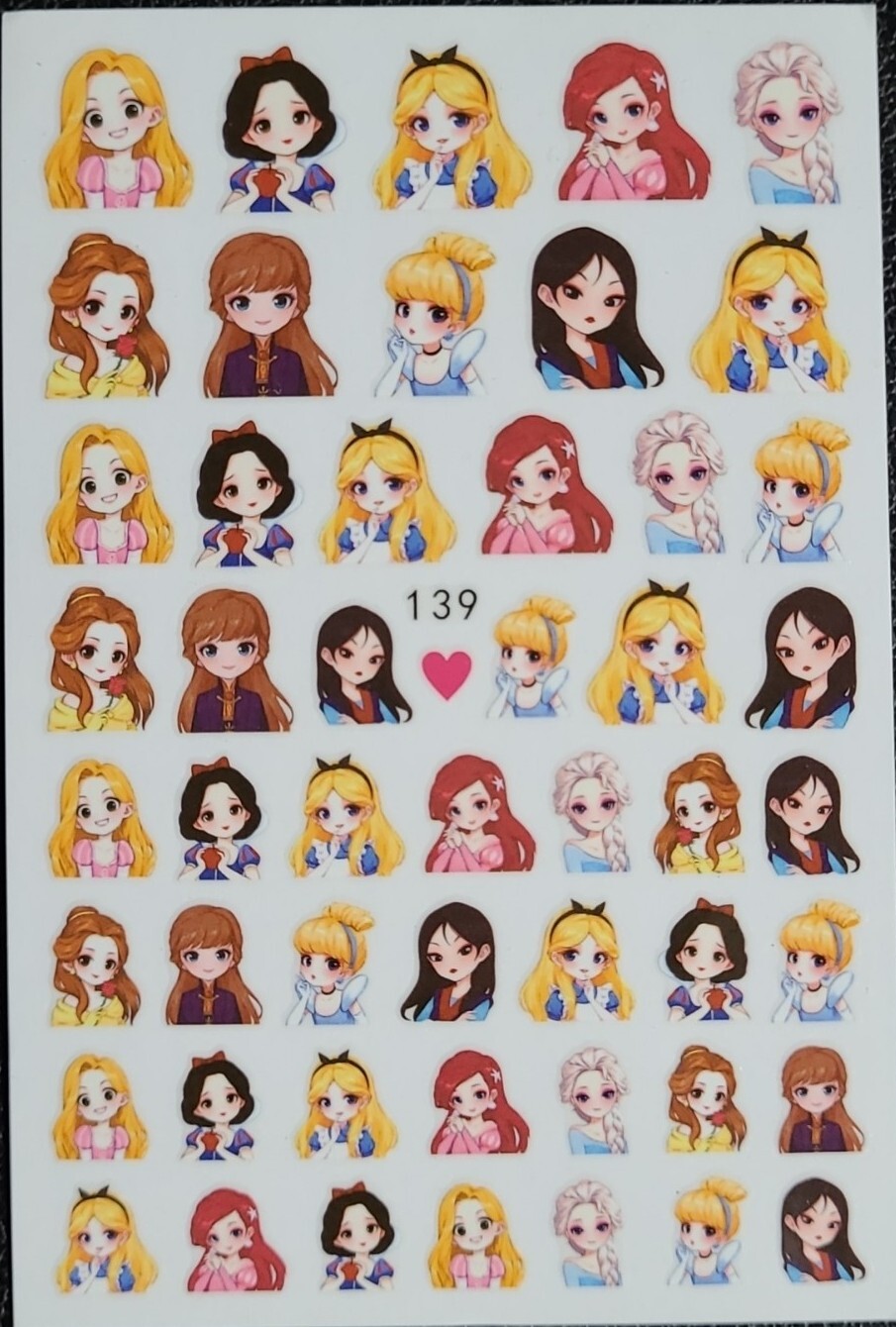 Disney Princess Nail Stickers