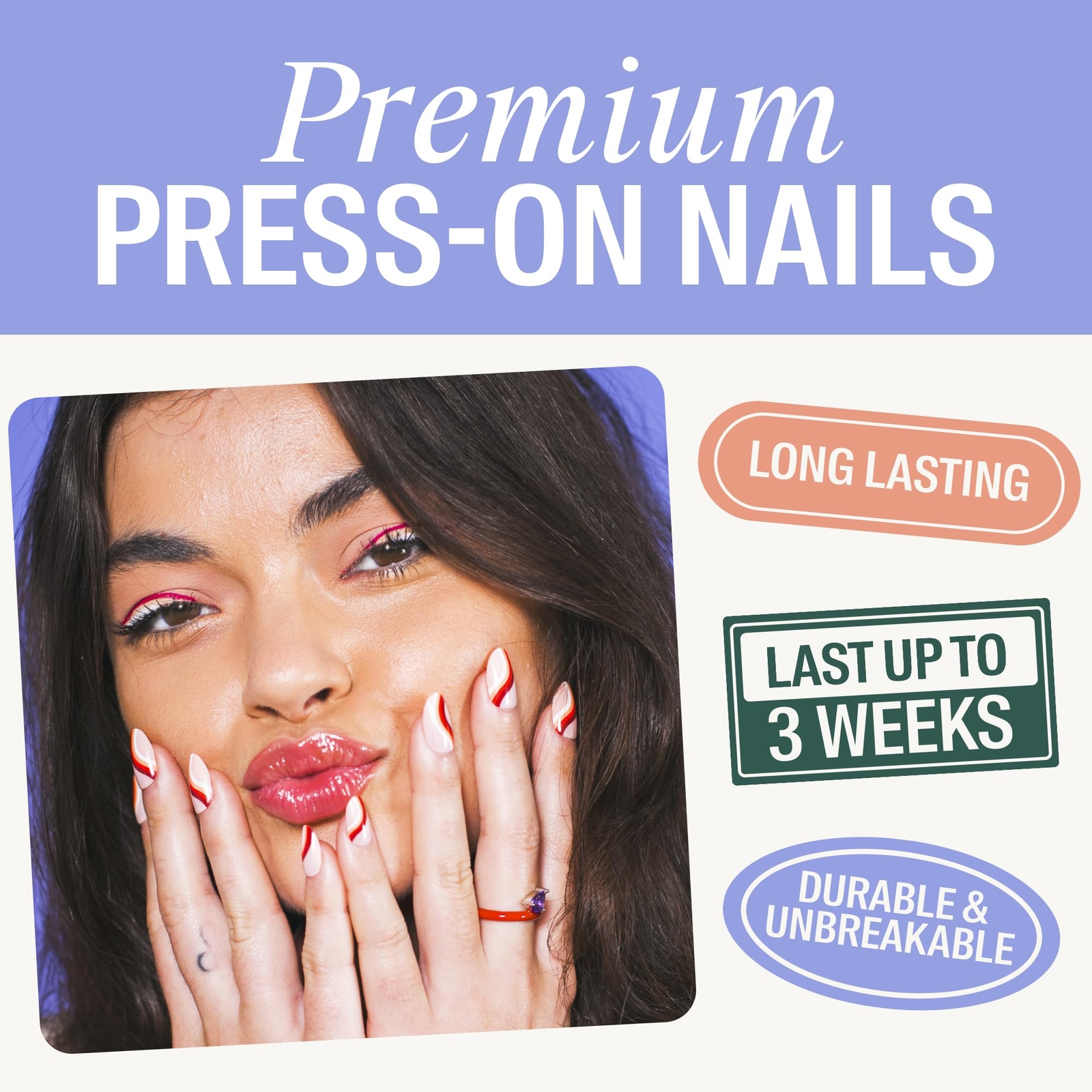 Chillhouse Editor in Chill Press On Nails Salon Quality Easy Application 24 Tips