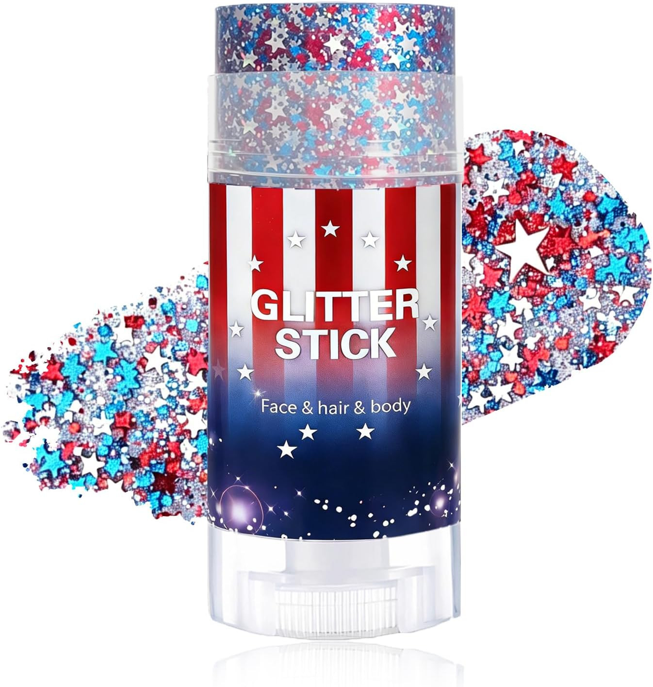 Patriotic Body Glitter Stick,4Th of July Outfits and Accessories,250Th Anniversa