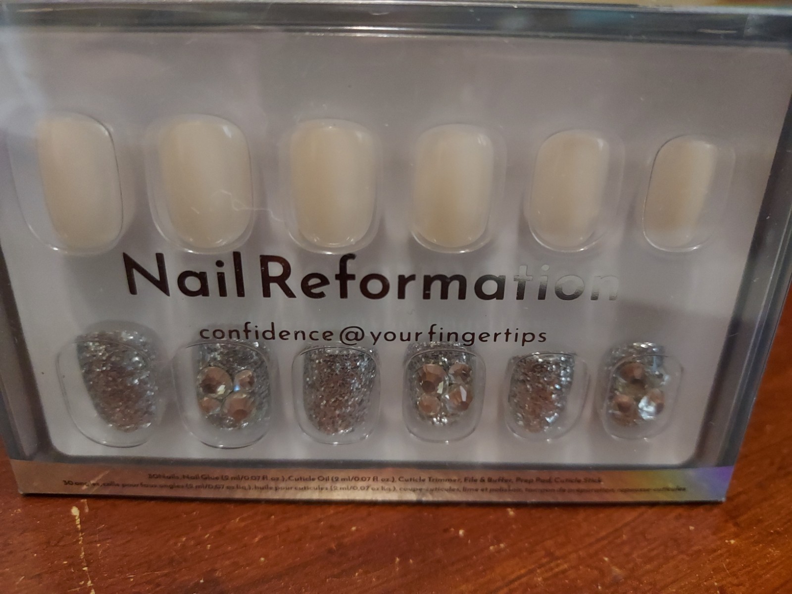 Nail Reformation Mercury Rising Short Square Press On Nail Kit New in Box