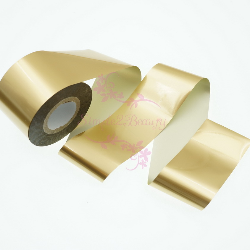 1 Roll 4CMx100M Matte Metallic Starry Transfer Foil Film Wraps Nail Art Manicure