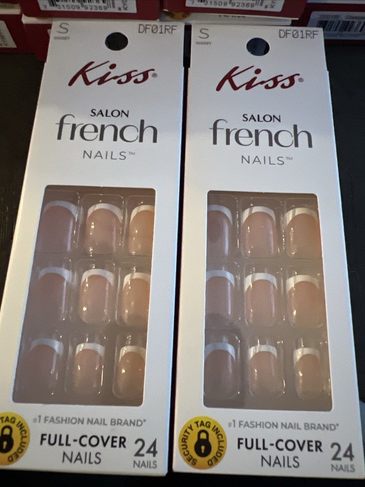 2x~Kiss Salon, French Nails Size~Short~New~ “ Changeless”