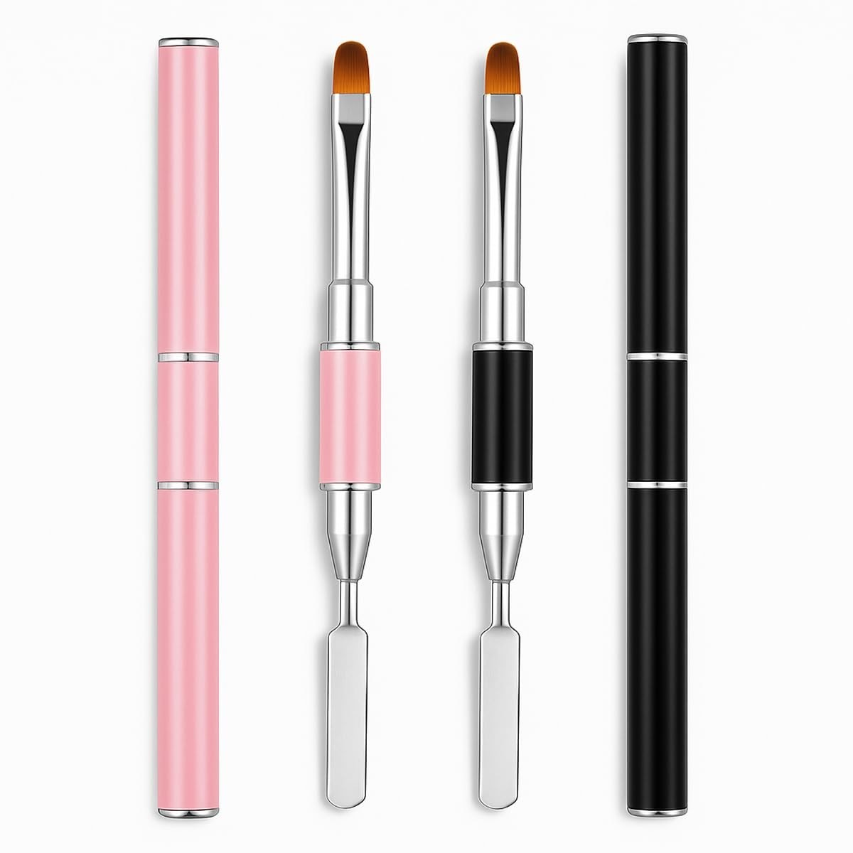 Travel-Friendly Nail Art Brush and Spatula Set – Perfect for Salon & DIY Use
