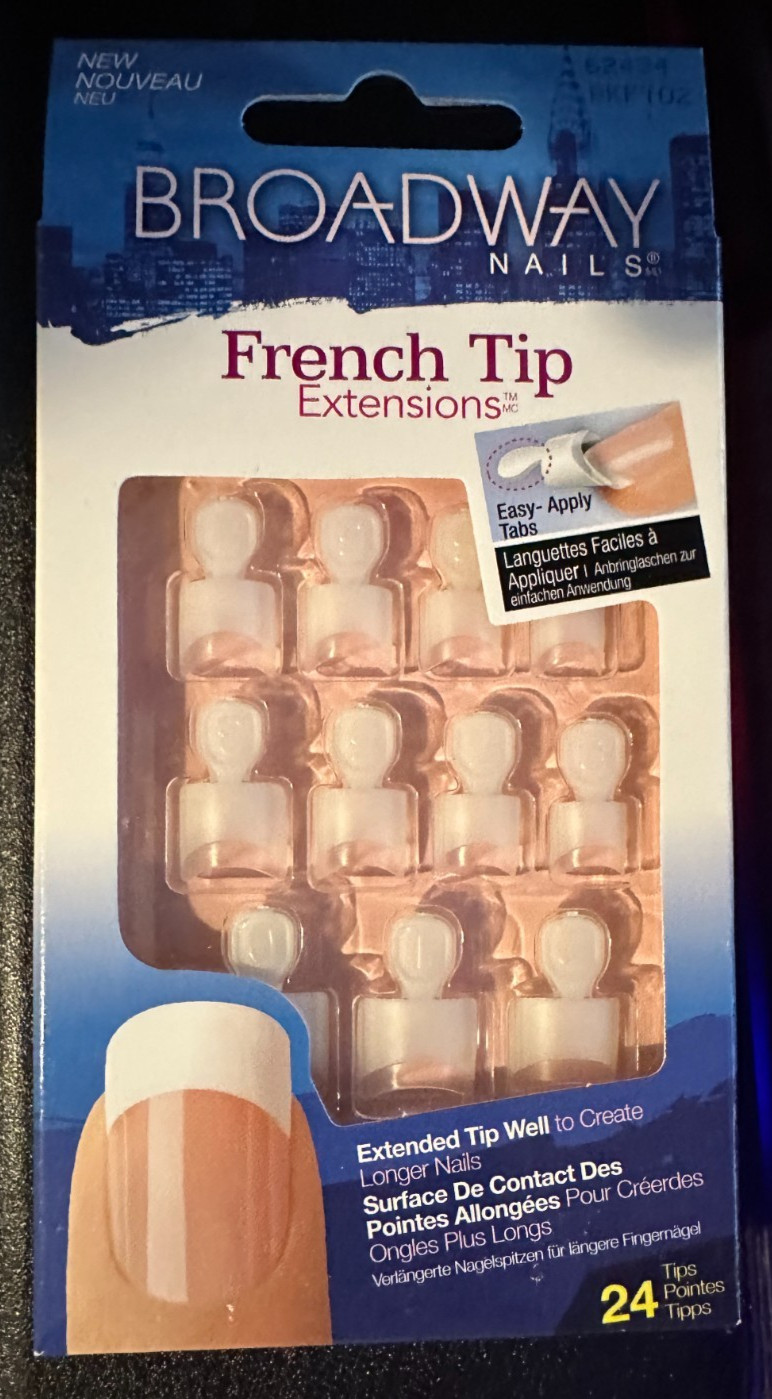 Broadway Brand Nails Manicure French Tip Extensions Square Salon 62434