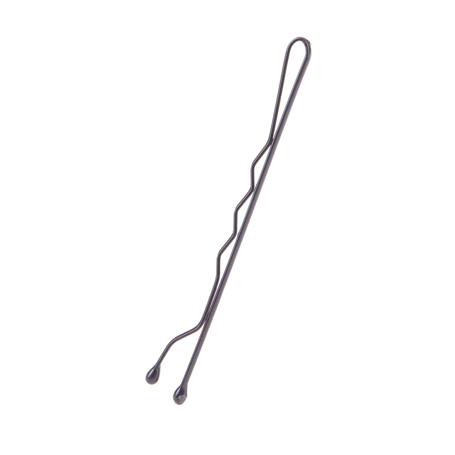 Amazon Basics No Slip Bobby Pins, Black High 1 Count (Pack of 48),