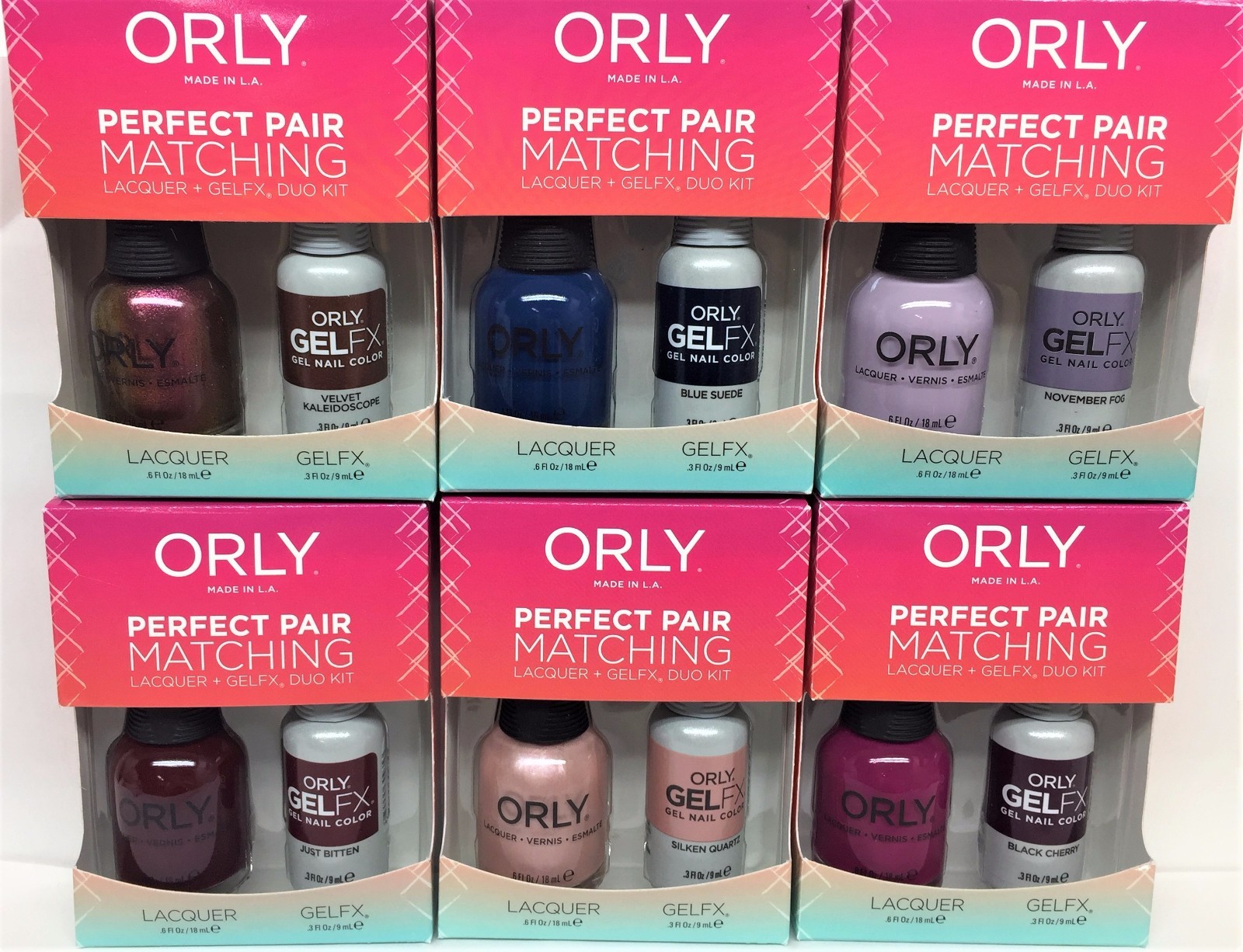 Orly Perfect Pair (Gelfx + NL) – VELVET DREAM FALL 2017 – Choose Any Duo