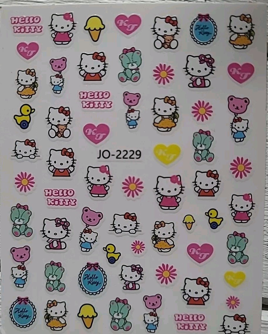 Hello Kitty Nail Art Stickers