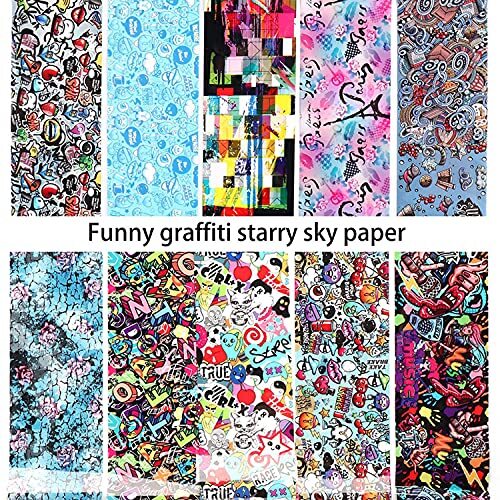 Nail Art Stickers Nail Foils Starry Sky Foil Transfer Nail Art Decals Graffiti