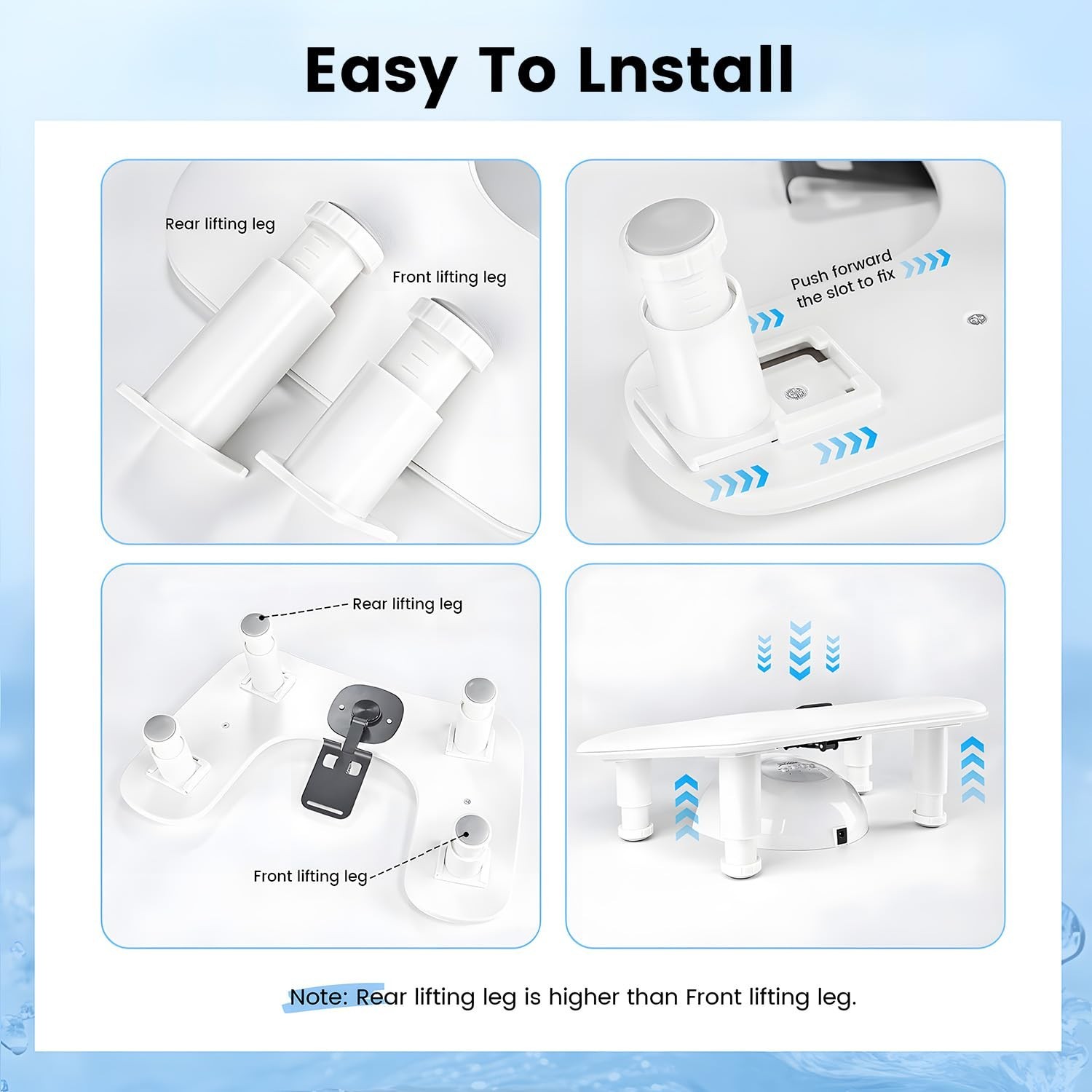 U-Shaped White Manicure Arm Rest with 360° Phone Holder & Adjustable Design for