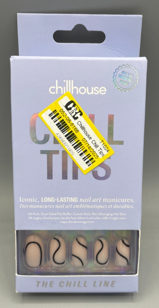 Chillhouse Chill Tips Long-Lasting Nail Art-Pirouette, Born Day, Checked Out Ex