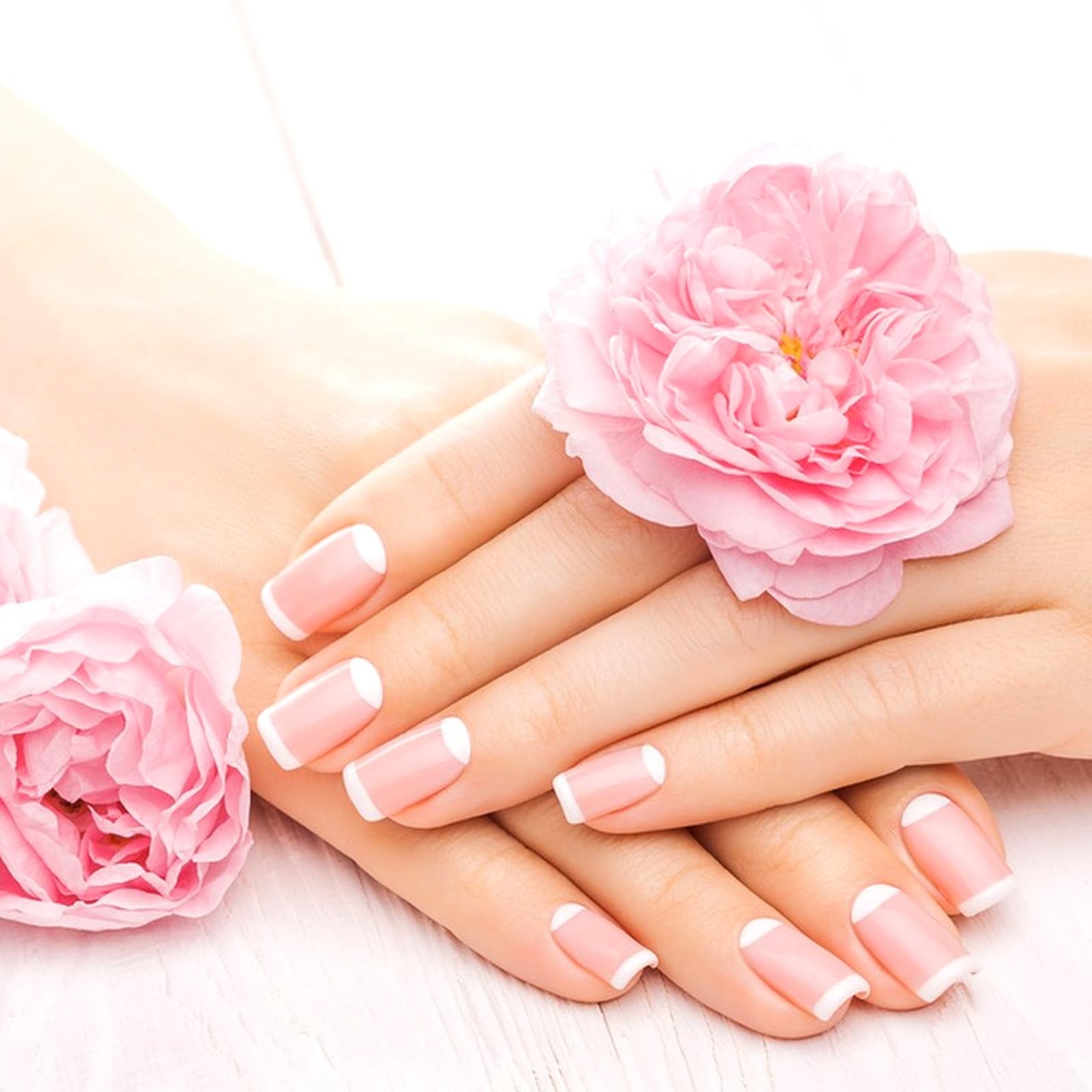 2350Pcs French Tip Nail Stickers,French Manicure Strips Frenchs Tip Guide Ste…
