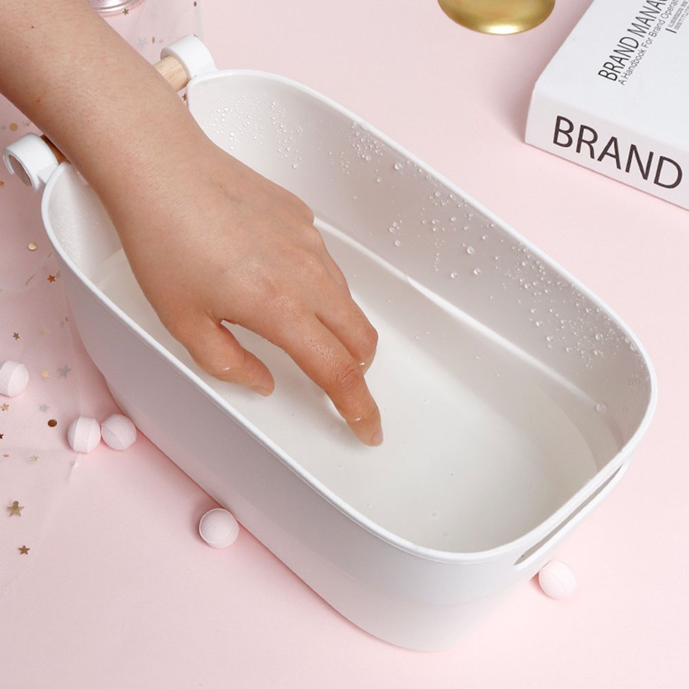 Bath Bowl for Hands Manicure Nails Soak Container Acrylic Soaking