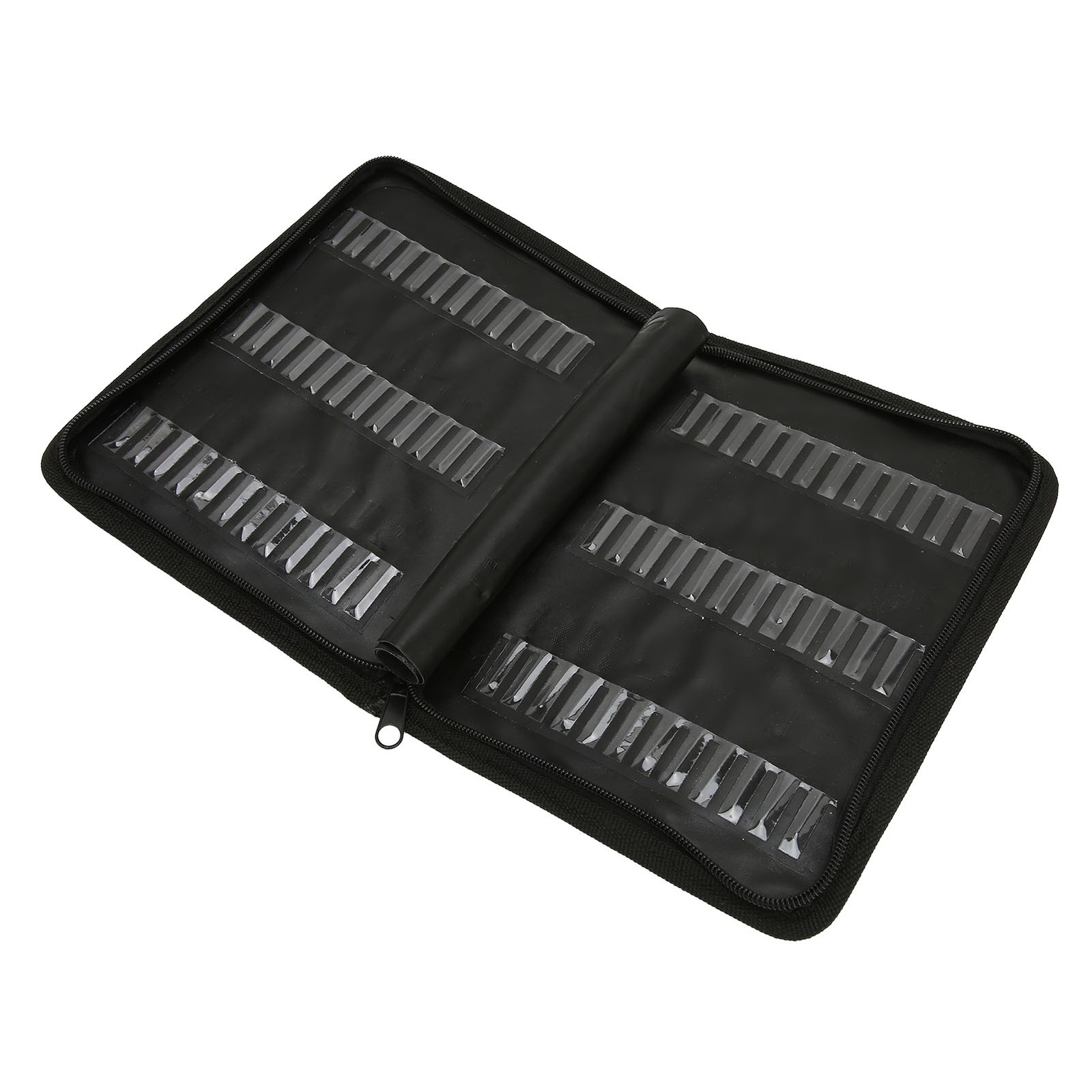 Nail Drill Bits Storage Bag Large Capacity Dustproof Portable Nail Drill Bits