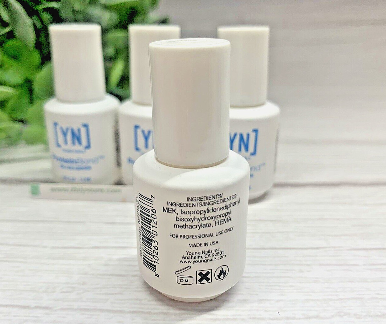Young Nails Protein Bond (.25 fl oz/7.5 mL x 4 ) (Pack of 4)
