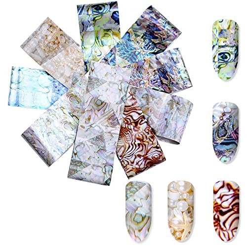 150 Sheets Nail Foil Starry Sky Star Laser Transfer Foil Iridescent Style