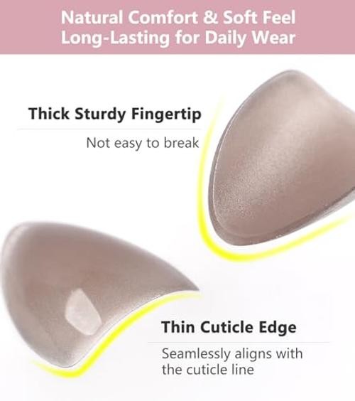 Short Wave Cat Eye Almond Nails – Short Wave – Clear Gray Glossy