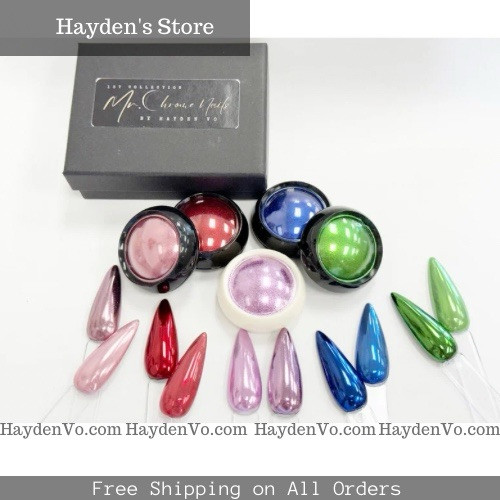 Chrome Powder For Nails – Limited Special Collection By Hayden Vo-MrChrome Nails