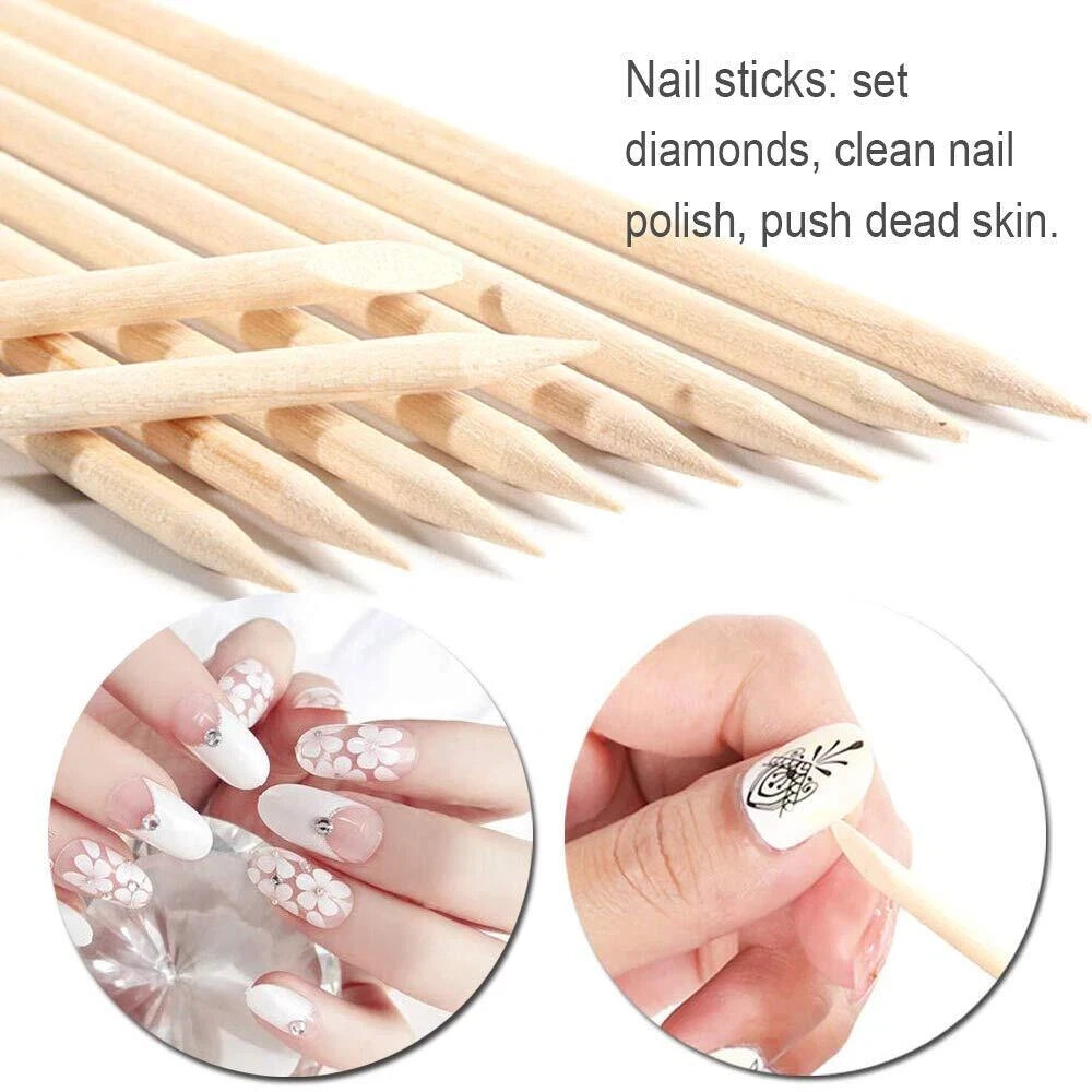 Acrylic Nail Kit Glitter Ez Flow Acrylic Powder Art Manicure Tool Tips Brush Set
