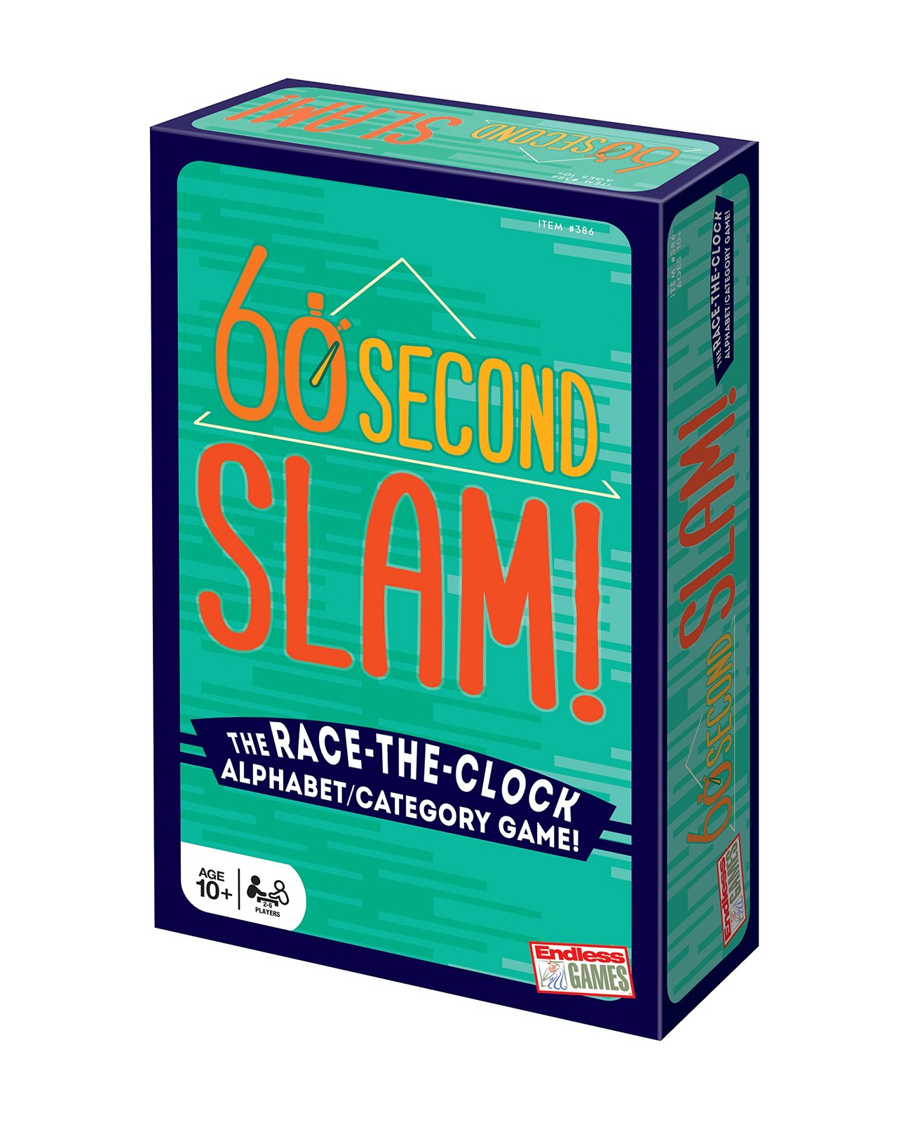 60 Second Slam! – Family Board Game Medium, Multi Color