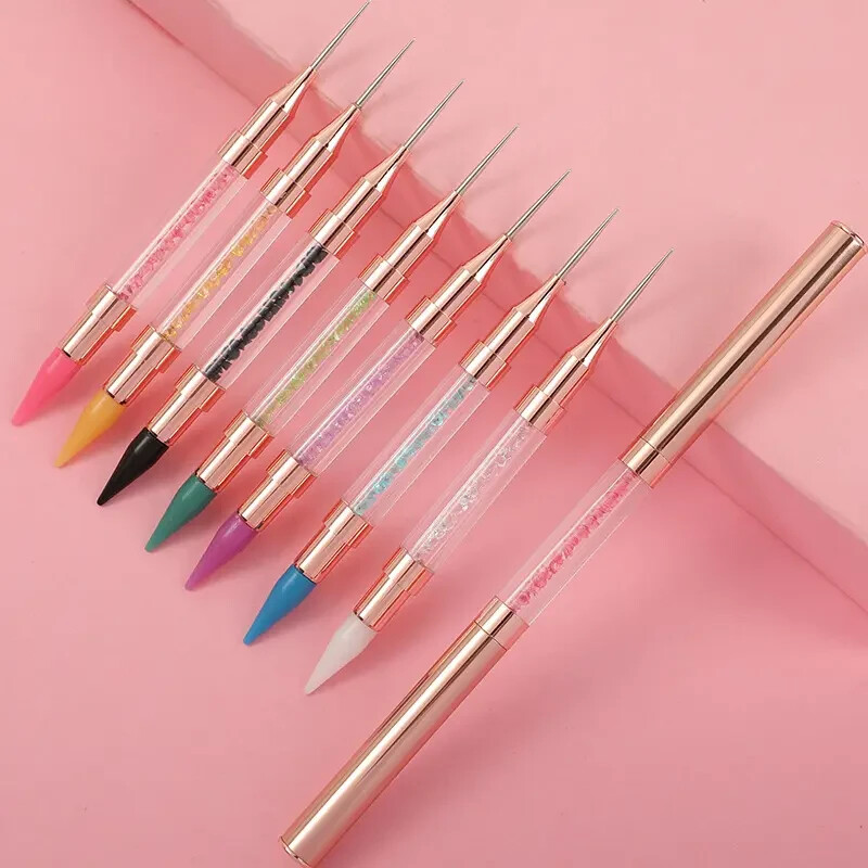 Dual End Rhinestone Pen Tool Wax Tip Dotting Pen Picker Gems Crystal Applicator