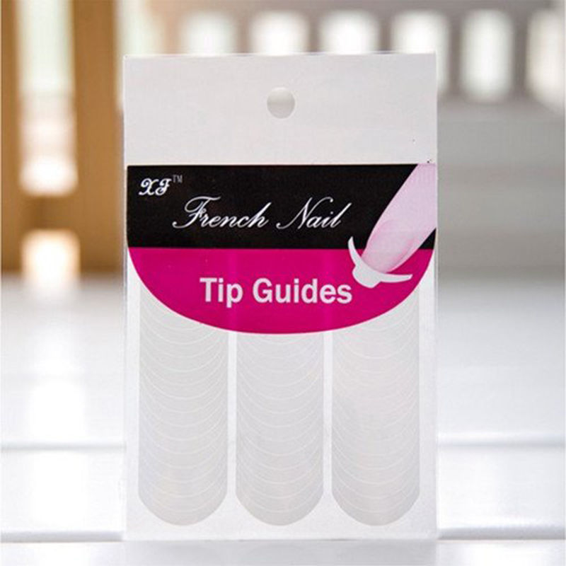 New French Manicure Nail Art Tips Form Guide Sticker Polish DIY #2