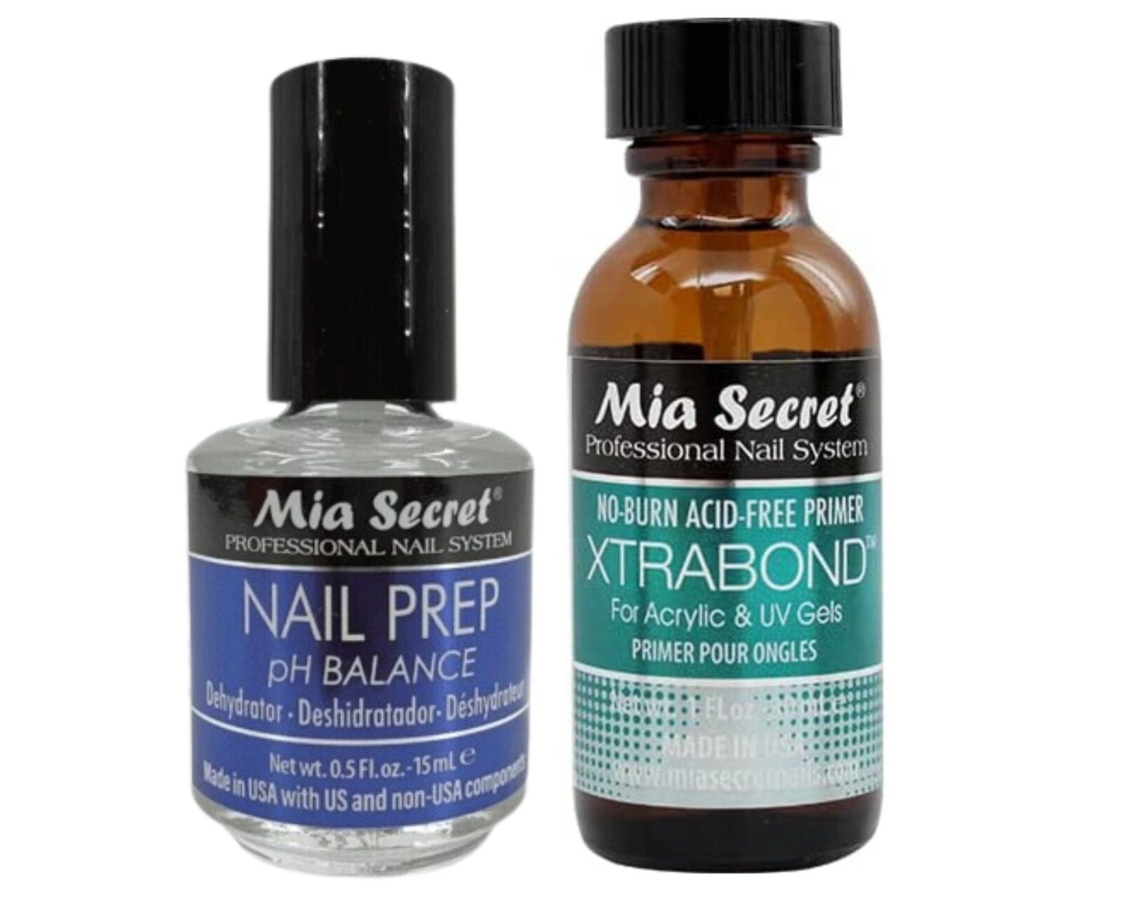 Mia Secret Nail Prep 0.5oz (NP-30) & Xtrabond Primer 1 oz (PR110)
