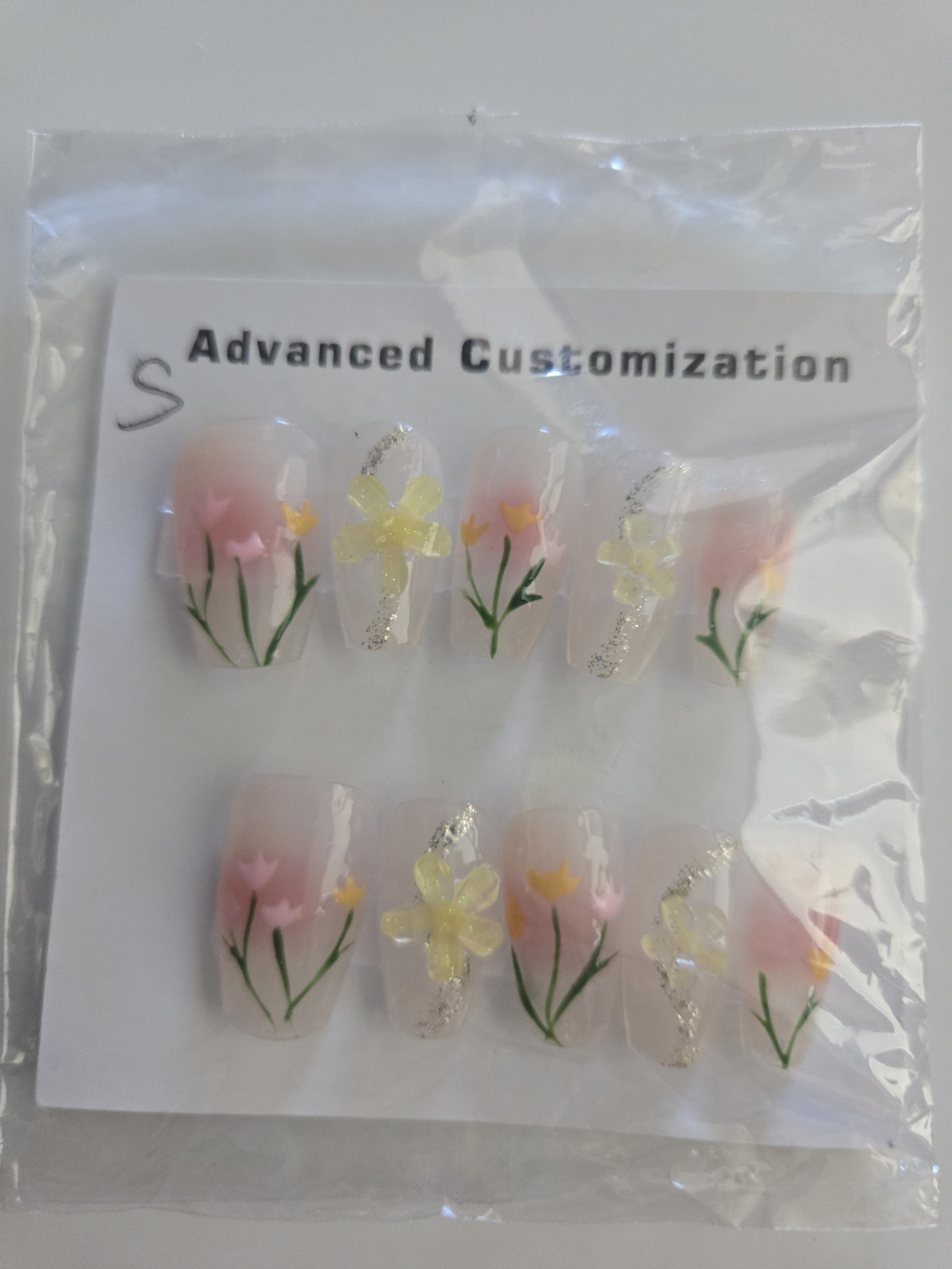 Handmade Press On Nails Lot #5 (Set of 10) Short Size Small BRAND NEW