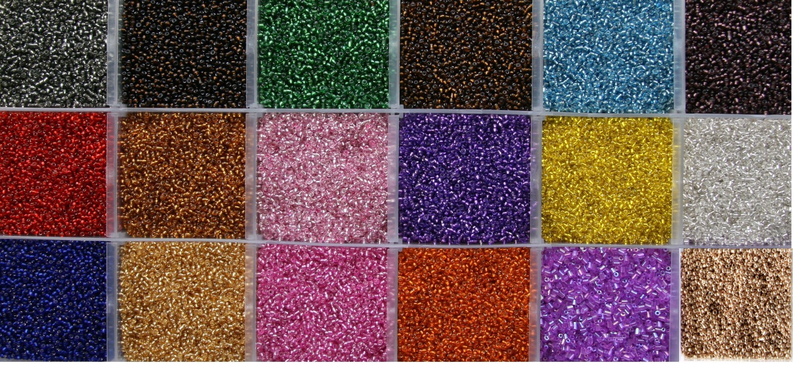 15g / 1000pcs Jewelry Making 84 kinds around 2mm Glass Seed beads (29-53 kinds)