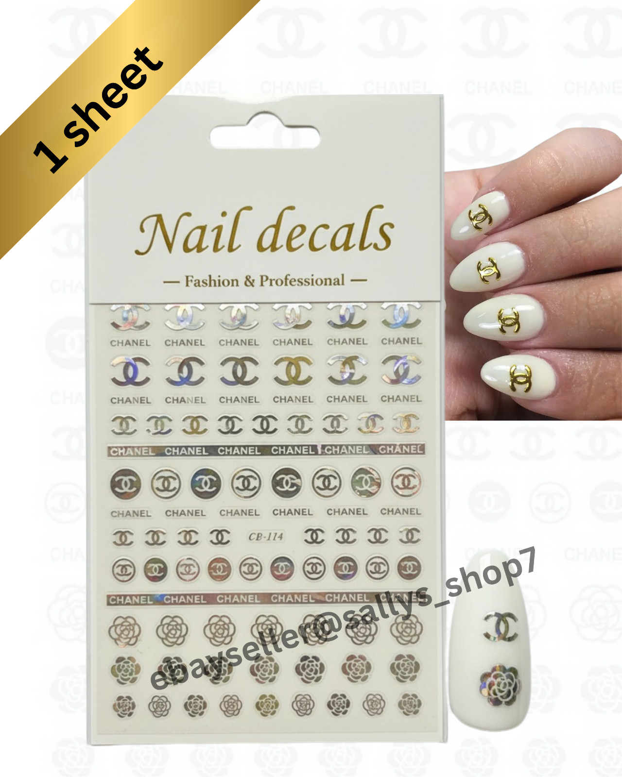 5D Embossed Nail Art Stickers: Gold Silver Luxury Craft Spring 20262scd dcsdc