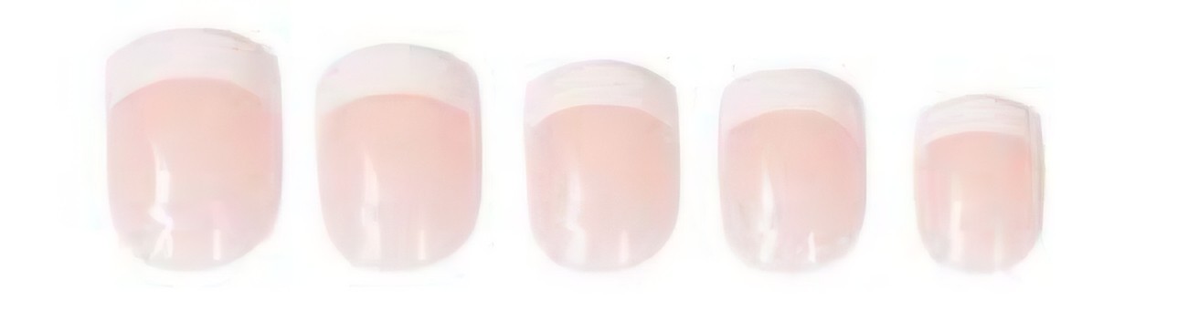 Red Aspen NELL’S FRENCH TIP GLUE ON Manicure Nail PRESS ON