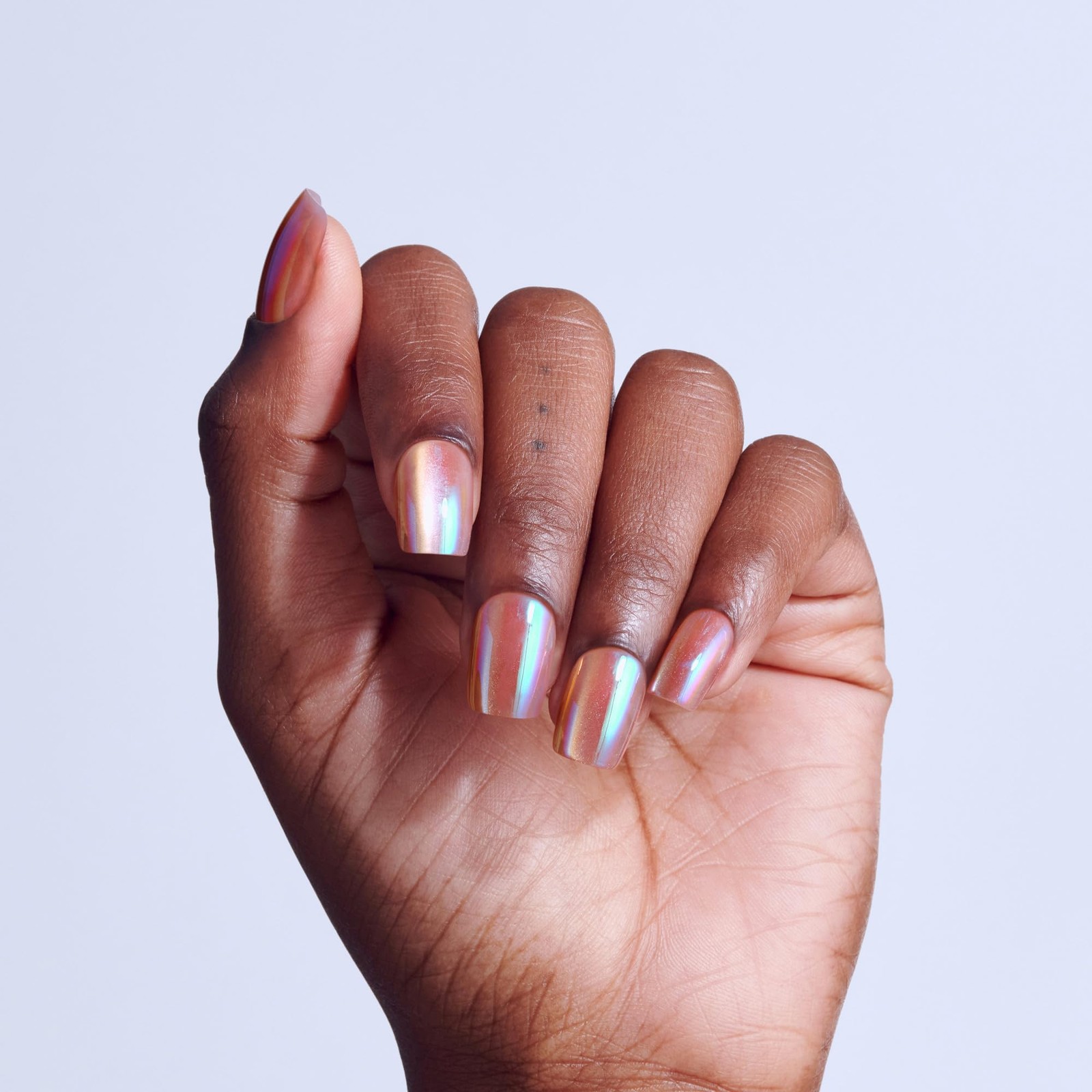 Glam, Press On Nails, Nail glue included, ‘Golden Hour Affairs’, Pink, Short …