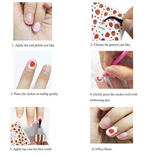 18 Sheets Nail Stickers for Women and Little Girls Nail Art Decoration 18 Pack