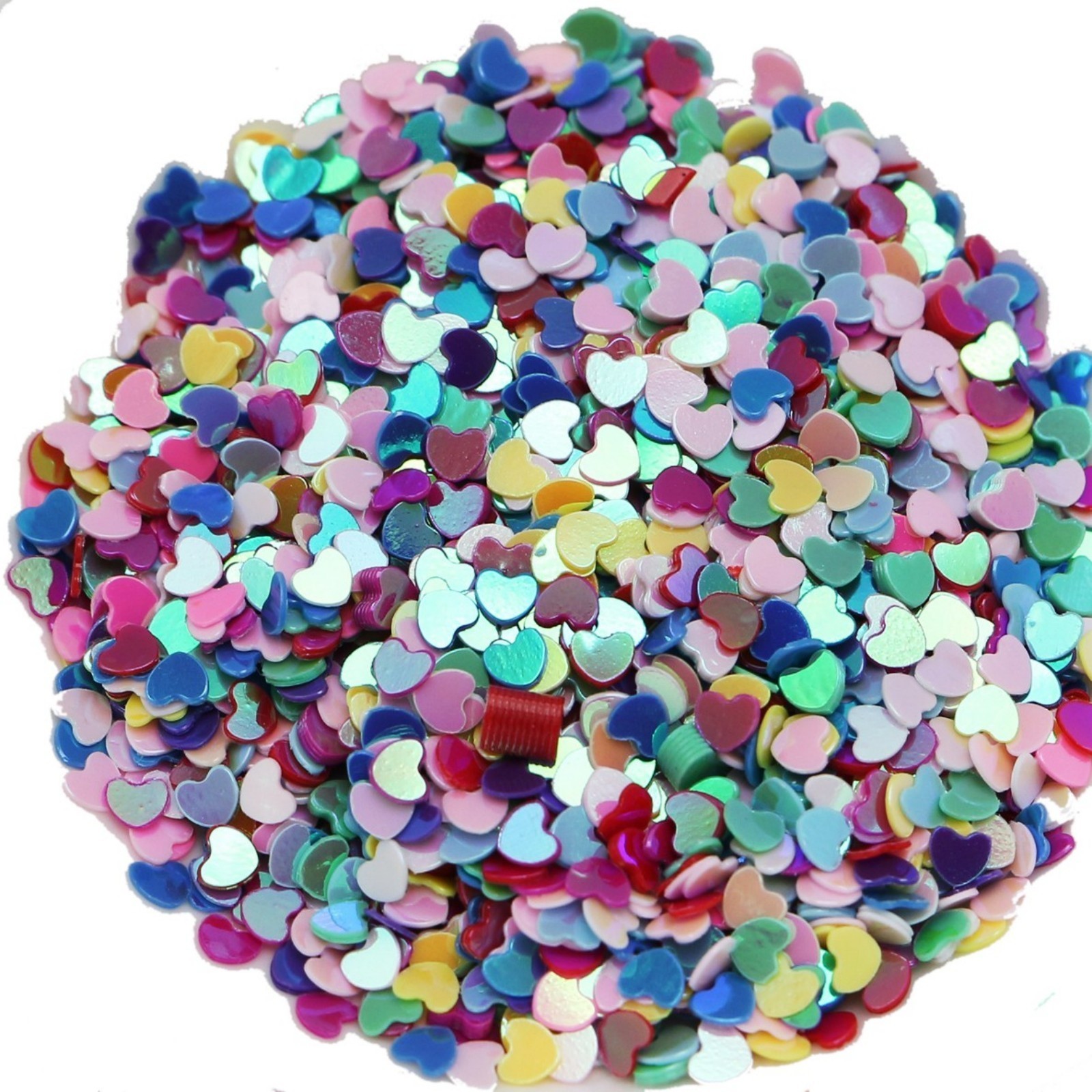 50 Gram Mixed Color Heart Sequins Sequins Loose Tiny 3mm Nail Art Tips Crafts
