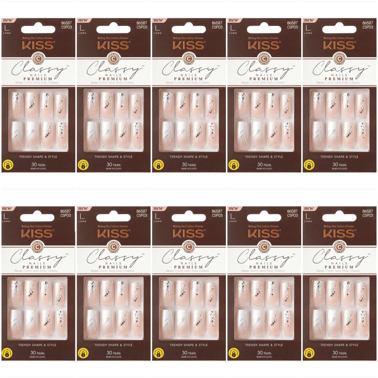 40 Packs Of Nails Variety Pack