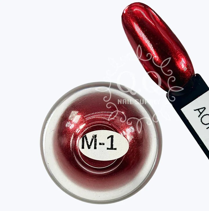 Aora Metal Chrome Powder M-1 Red 1g