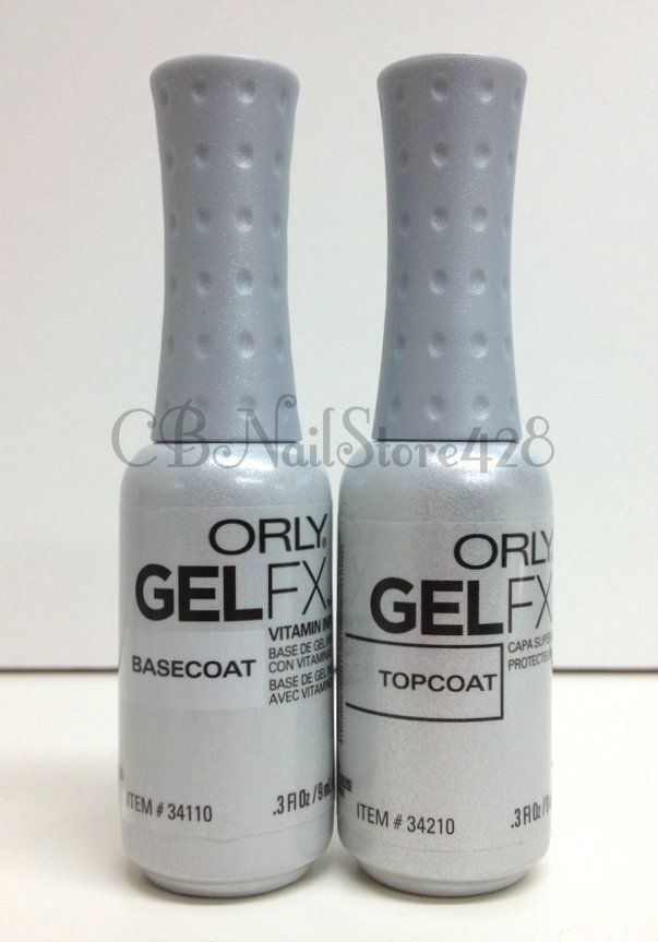 ORLY GelFX – Nail GEL Base coat + Top coat Combo .3oz/9ml