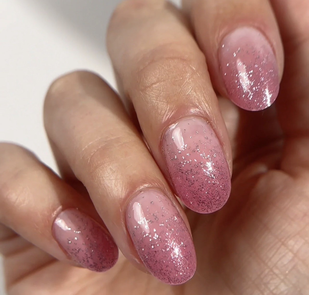 Mylee Gel Nail Wraps [Pink Stardust] 20 Pre-Cured Gel Stickers Free postage