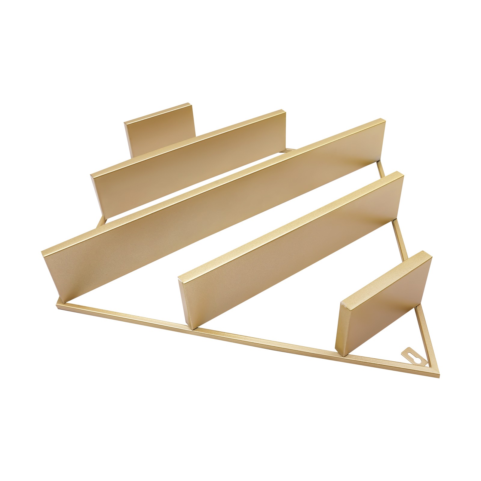 Gold Nail Polish Wall Organizer Holder Display, Nail Polish Wall Shelves Iron