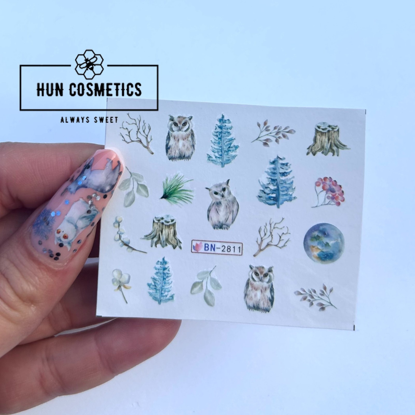 Nail Sticker Soak In Water Flower Roses Poppy Tulip Lily Sunflower