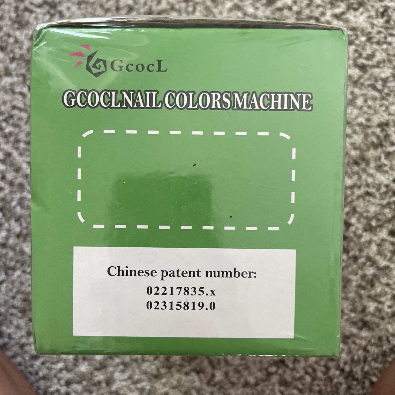 GCOCL nail Colors Machine INCLUDES NAIL POLISH AND STICKERS WITH MACHINE NEW