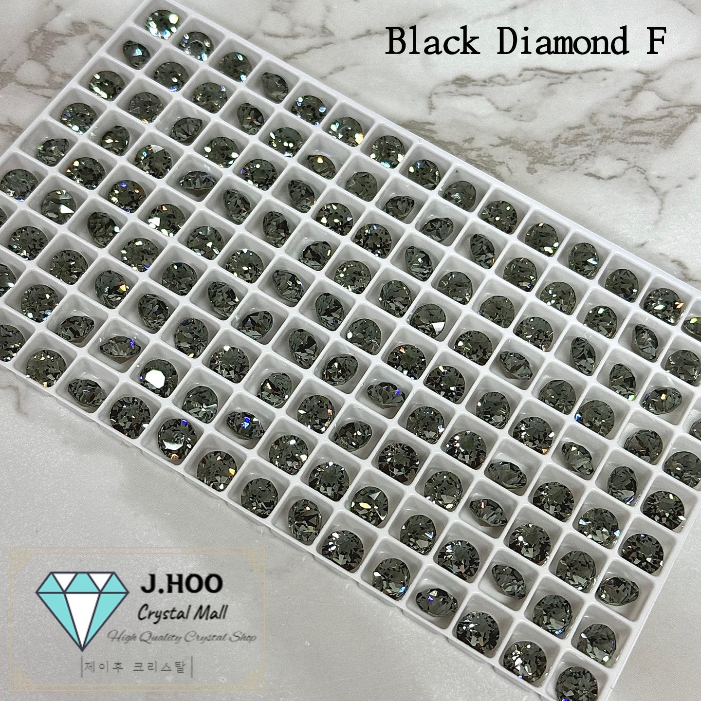 Swarovski Crystal 1088 -Black Diamond F