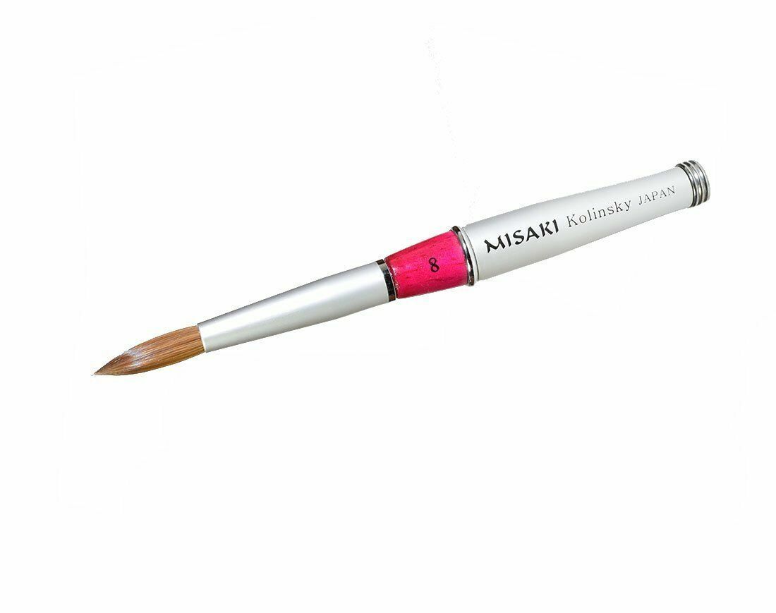 MISAKI – Kolinsky Acrylic Nail Brush For Manicure Powder (Original Round)