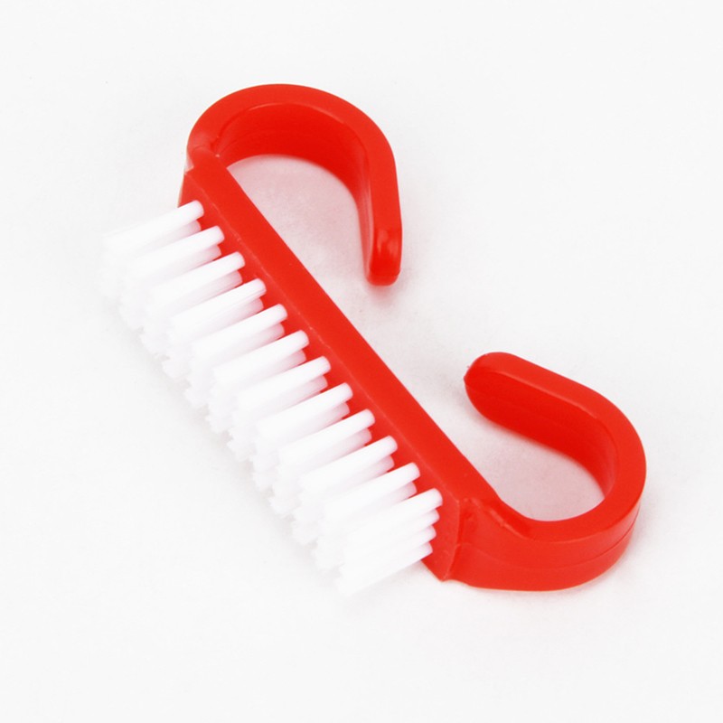 Top Cleaning Nail Brush Nail Art Plastic Remove Dust Finger Care UV Gel Brushes