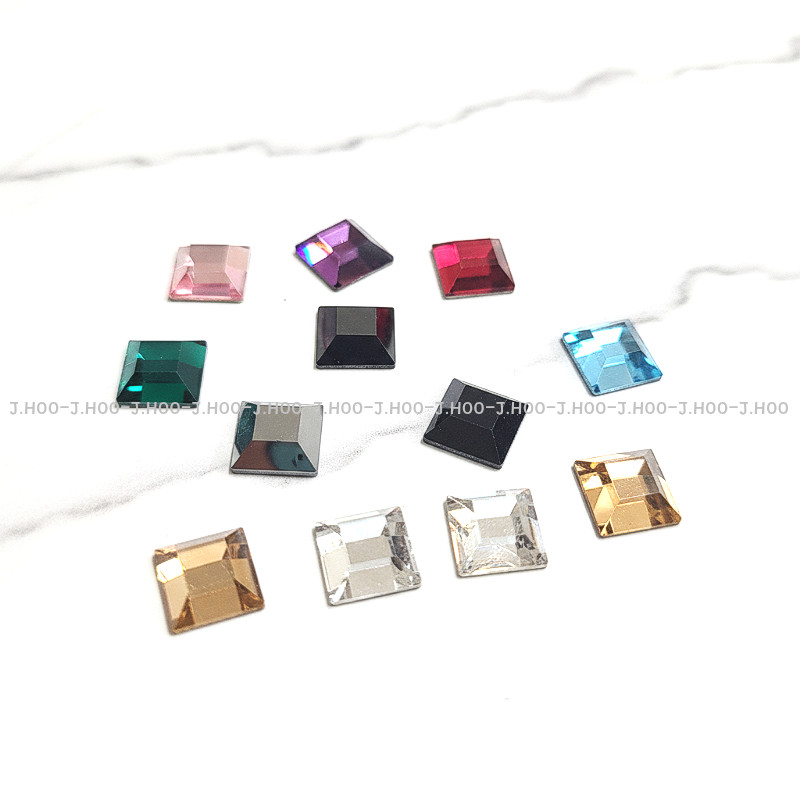 Swarovski 2400 Square Flat Back 6mm(10pcs)
